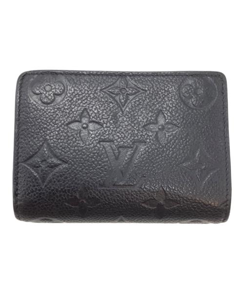 LOUIS VUITTON（ルイ ヴィトン）LOUIS VUITTON (ルイ ヴィトン) 2つ折り財布 ブラックの古着・服飾アイテム
