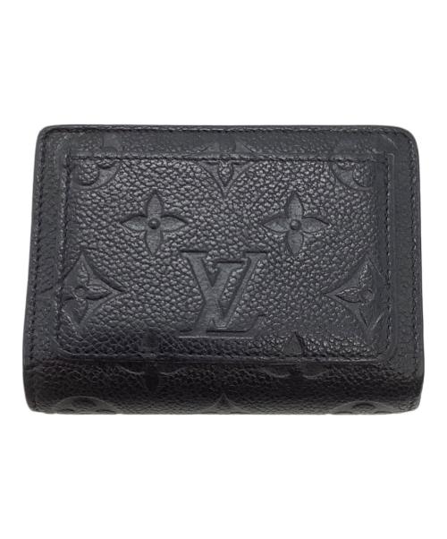 LOUIS VUITTON（ルイ ヴィトン）LOUIS VUITTON (ルイ ヴィトン) 2つ折り財布 ブラックの古着・服飾アイテム