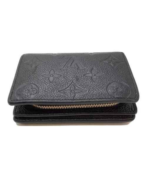 LOUIS VUITTON（ルイ ヴィトン）LOUIS VUITTON (ルイ ヴィトン) 2つ折り財布 ブラックの古着・服飾アイテム