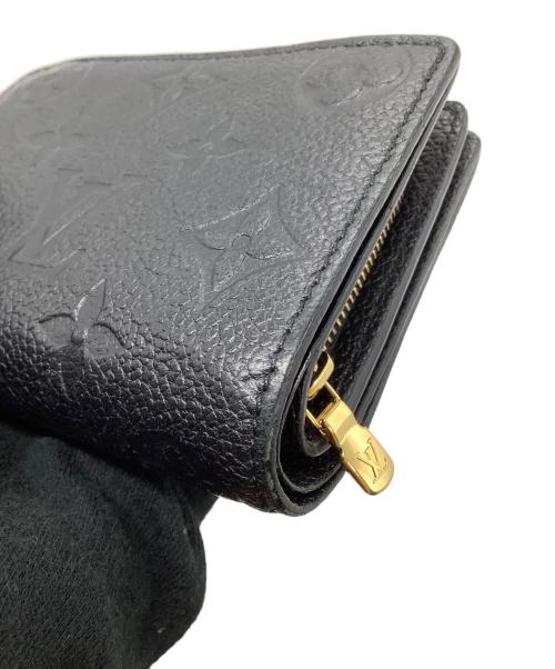 LOUIS VUITTON（ルイ ヴィトン）LOUIS VUITTON (ルイ ヴィトン) 2つ折り財布 ブラックの古着・服飾アイテム