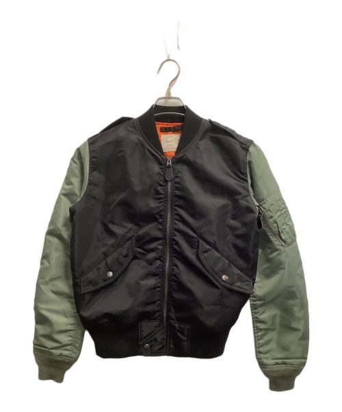 AVIREX（アヴィレックス）AVIREX (アヴィレックス) L-2Bフライトジャケット ブラック×オリーブ サイズ:SIZE Mの古着・服飾アイテム