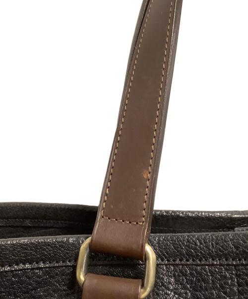 土屋鞄（ツチヤカバン）土屋鞄 (ツチヤカバン) レザートートバッグ ブラックの古着・服飾アイテム