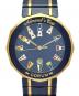 CORUM（コルム）の古着「Admiral's Cup アドミラルズカップ Ref.99.810.31 V-52 35mm ネイビー文字盤」｜ネイビー文字盤