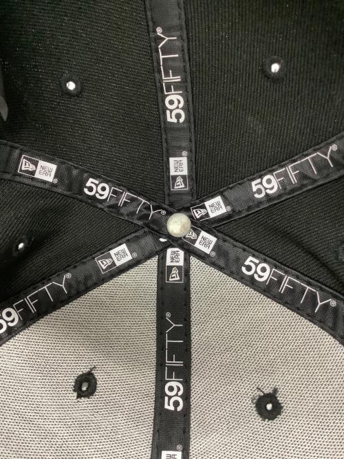 New Era（ニューエラ）New Era (ニューエラ) stussy (ステューシー) キャップ ブラック×スカイブルー サイズ:7 5/8の古着・服飾アイテム