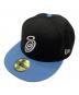 New Era（ニューエラ）の古着「キャップ」｜ブラック×スカイブルー