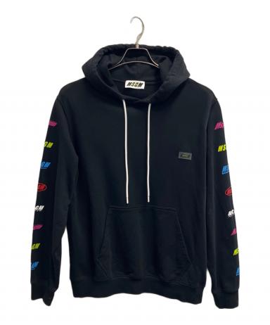MSGM - MSGM エムエスジーエム パーカー XS 黒 【古着】【中古】 中古・古着通販】MSGM (エムエスジーエム) プルオーバーパーカー