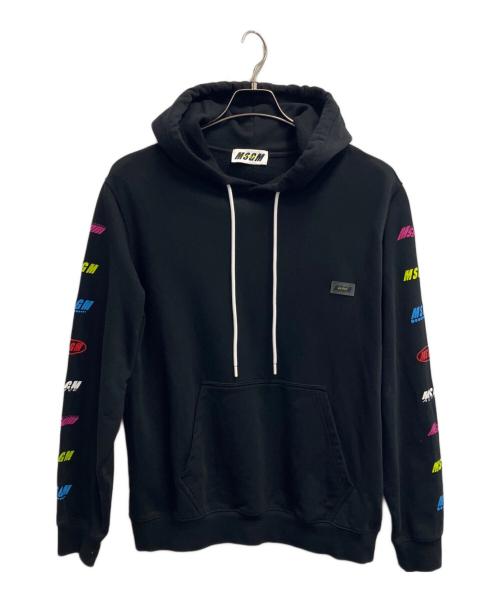 MSGM（エムエスジーエム）MSGM (エムエスジーエム) プルオーバーパーカー ブラック サイズ:Sの古着・服飾アイテム