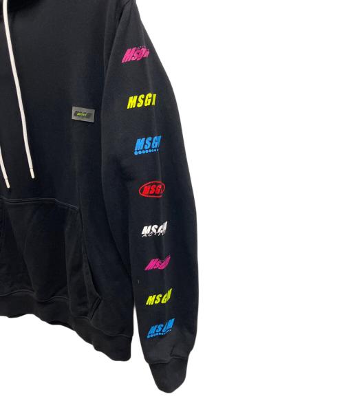 MSGM（エムエスジーエム）MSGM (エムエスジーエム) プルオーバーパーカー ブラック サイズ:Sの古着・服飾アイテム