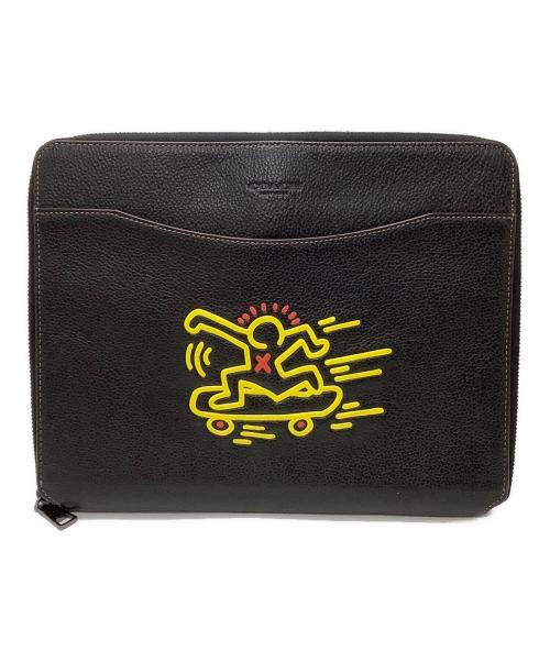 COACH（コーチ）COACH (コーチ) keith (キース) クラッチバッグ ブラックの古着・服飾アイテム