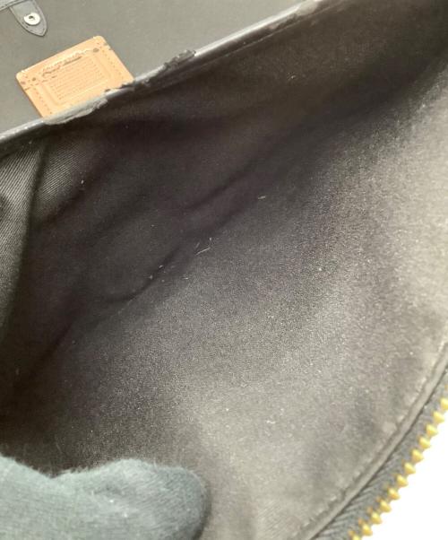 COACH（コーチ）COACH (コーチ) keith (キース) クラッチバッグ ブラックの古着・服飾アイテム