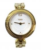 FENDIフェンディ）の古着「腕時計」｜ゴールド×ホワイト
