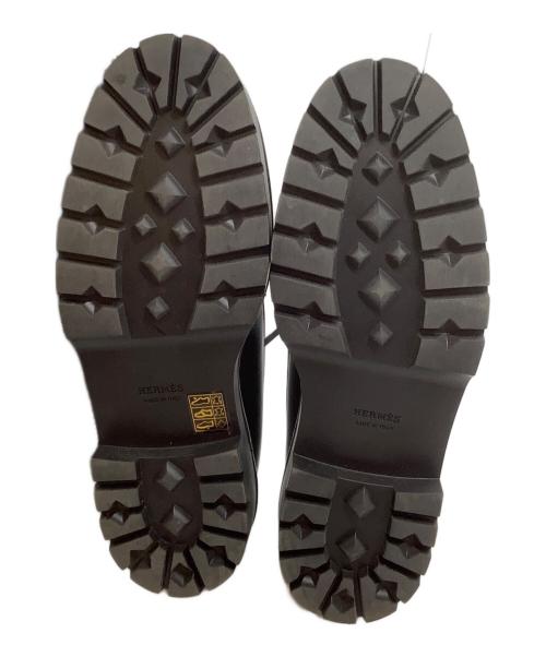 HERMES（エルメス）HERMES (エルメス) ローファー ブラック サイズ:SIZE 39の古着・服飾アイテム