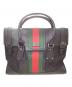 GUCCI（グッチ）の古着「レザーボストンバッグ」｜ブラック