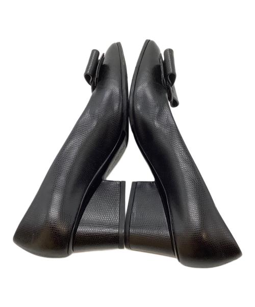 Salvatore Ferragamo（サルヴァトーレ フェラガモ）Salvatore Ferragamo (サルヴァトーレ フェラガモ) パンプス ブラック サイズ:7 1/2㎝の古着・服飾アイテム