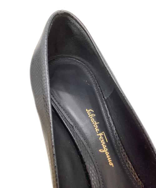 Salvatore Ferragamo（サルヴァトーレ フェラガモ）Salvatore Ferragamo (サルヴァトーレ フェラガモ) パンプス ブラック サイズ:7 1/2㎝の古着・服飾アイテム