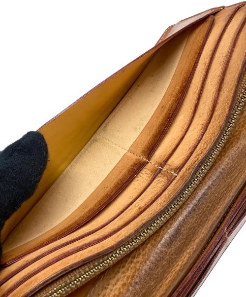 GANZO（ガンゾ）GANZO (ガンゾ) 長財布 ブラウンの古着・服飾アイテム