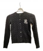 RALPH LAURENラルフローレン）の古着「厚手カーディガン」｜ブラック