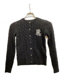 RALPH LAUREN（ラルフローレン）の古着「厚手カーディガン」｜ブラック
