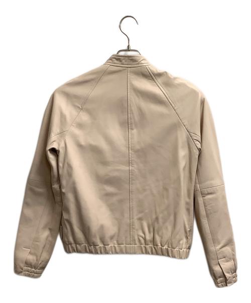 COACH（コーチ）COACH (コーチ) ライダースジャケット ベージュ サイズ:XSの古着・服飾アイテム
