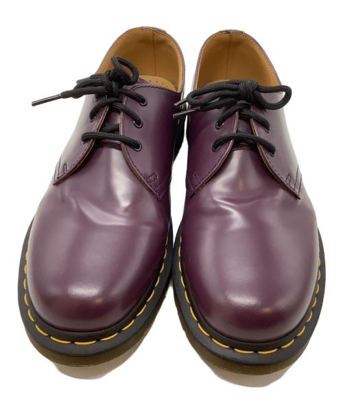 Dr.Martens（ドクターマーチン）Dr.Martens (ドクターマーチン) 3ホールシューズ パープル サイズ:UK8の古着・服飾アイテム