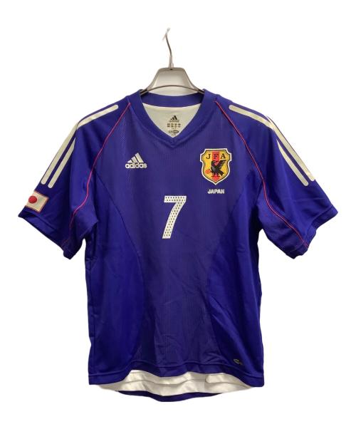adidas（アディダス）adidas (アディダス) サッカーユニフォーム ブルー サイズ:Sの古着・服飾アイテム