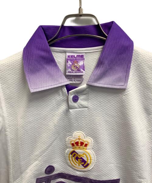KELME（ケルメ）KELME (ケルメ) サッカーユニフォーム ホワイト×インディゴ サイズ:Ｌの古着・服飾アイテム