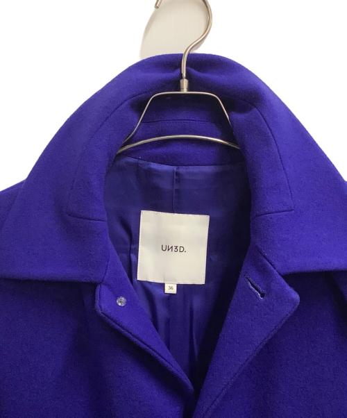 UN3D.（アンスリード）UN3D. (アンスリード) コート ブルー サイズ:SIZE 36の古着・服飾アイテム