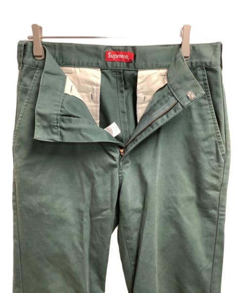 SUPREME（シュプリーム）SUPREME (シュプリーム) ワークパンツ グリーン サイズ:30の古着・服飾アイテム