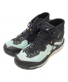 adidas（アディダス）の古着「ミッドカットスニーカー」｜ブラック×ブルー