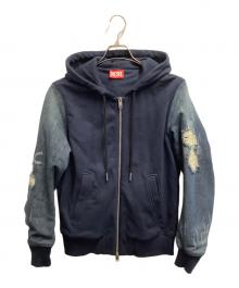 DIESEL（ディーゼル）の古着「ジップパーカー」｜ネイビー