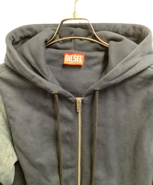 DIESEL（ディーゼル）DIESEL (ディーゼル) ジップパーカー ネイビー サイズ:Sの古着・服飾アイテム