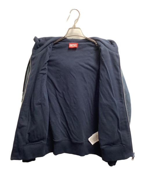 DIESEL（ディーゼル）DIESEL (ディーゼル) ジップパーカー ネイビー サイズ:Sの古着・服飾アイテム