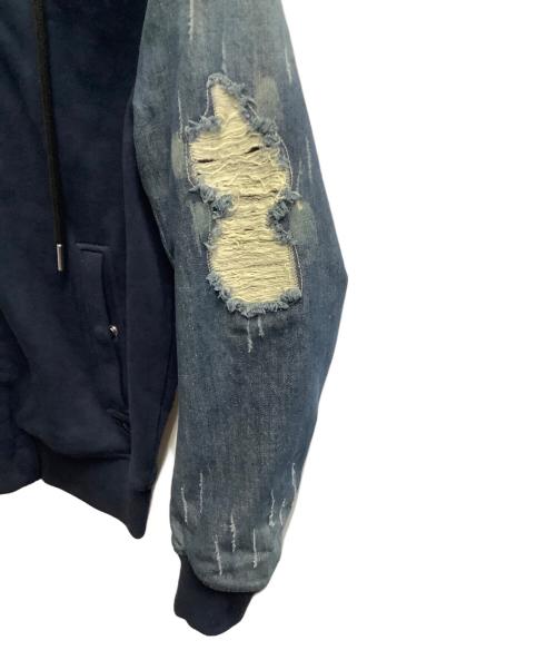DIESEL（ディーゼル）DIESEL (ディーゼル) ジップパーカー ネイビー サイズ:Sの古着・服飾アイテム