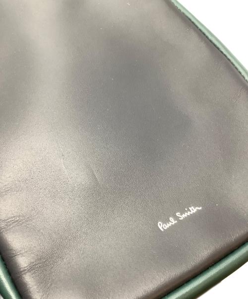 PAUL SMITH（ポールスミス）PAUL SMITH (ポールスミス) ショルダーバッグ ネイビー×グリーンの古着・服飾アイテム