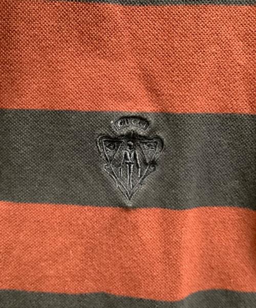 GUCCI（グッチ）GUCCI (グッチ) ポロシャツ ネイビー×ボルドー サイズ:Lの古着・服飾アイテム
