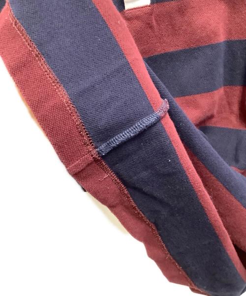 GUCCI（グッチ）GUCCI (グッチ) ポロシャツ ネイビー×ボルドー サイズ:Lの古着・服飾アイテム
