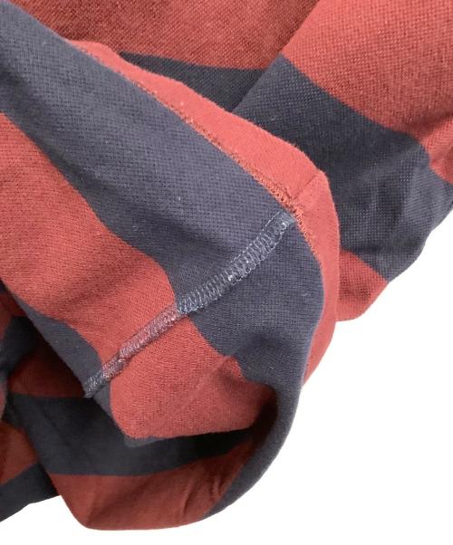 GUCCI（グッチ）GUCCI (グッチ) ポロシャツ ネイビー×ボルドー サイズ:Lの古着・服飾アイテム
