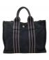 HERMES（エルメス）の古着「ミニトートバッグ」｜ブラック×グレー
