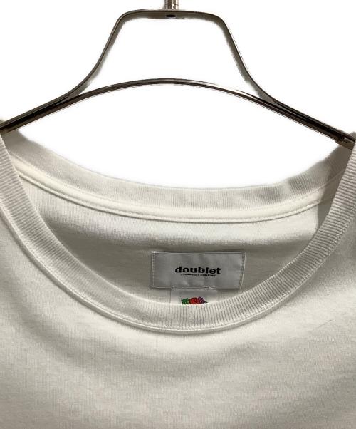 doublet（ダブレット）doublet (ダブレット) 半袖カットソー ホワイト サイズ:フリーサイズの古着・服飾アイテム