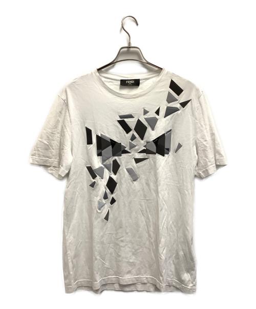 FENDI（フェンディ）FENDI (フェンディ) Tシャツ ホワイト サイズ:XXLの古着・服飾アイテム