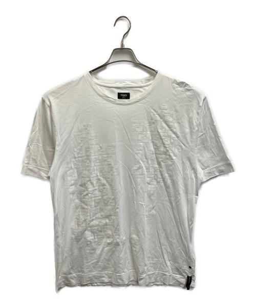 FENDI（フェンディ）FENDI (フェンディ) Tシャツ ホワイト サイズ:SIZE XXLの古着・服飾アイテム