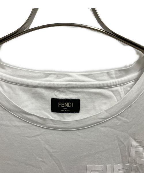 FENDI（フェンディ）FENDI (フェンディ) Tシャツ ホワイト サイズ:SIZE XXLの古着・服飾アイテム