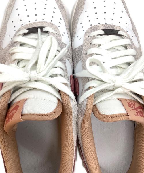 NIKE（ナイキ）NIKE (ナイキ) スニーカー ホワイト×ピンク サイズ:27.5㎝の古着・服飾アイテム