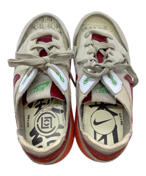 NIKE（ナイキ）NIKE (ナイキ) CLOT (クロット) スニーカー ベージュ×オレンジ サイズ:22㎝の古着・服飾アイテム