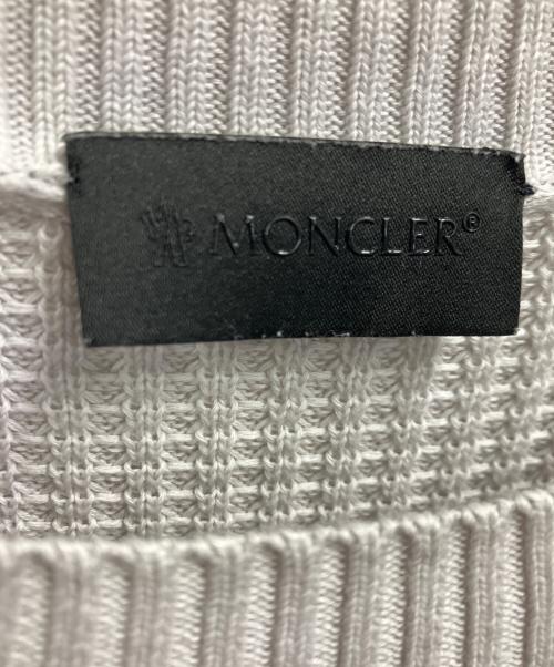 MONCLER（モンクレール）MONCLER (モンクレール) 長袖カットソー ライトグレー サイズ:XXLの古着・服飾アイテム