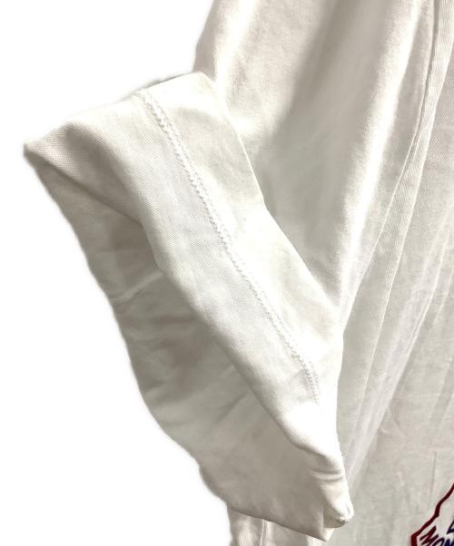 MONCLER（モンクレール）MONCLER (モンクレール) 半袖カットソー ホワイト サイズ:XLの古着・服飾アイテム