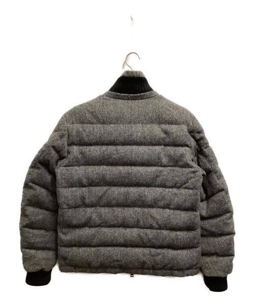 MONCLER（モンクレール）MONCLER (モンクレール) ダウンジャケット ブラック×グレー サイズ:SIZE 5の古着・服飾アイテム