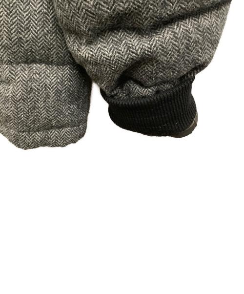 MONCLER（モンクレール）MONCLER (モンクレール) ダウンジャケット ブラック×グレー サイズ:SIZE 5の古着・服飾アイテム