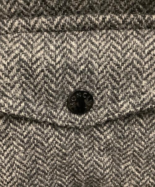 MONCLER（モンクレール）MONCLER (モンクレール) ダウンジャケット ブラック×グレー サイズ:SIZE 5の古着・服飾アイテム