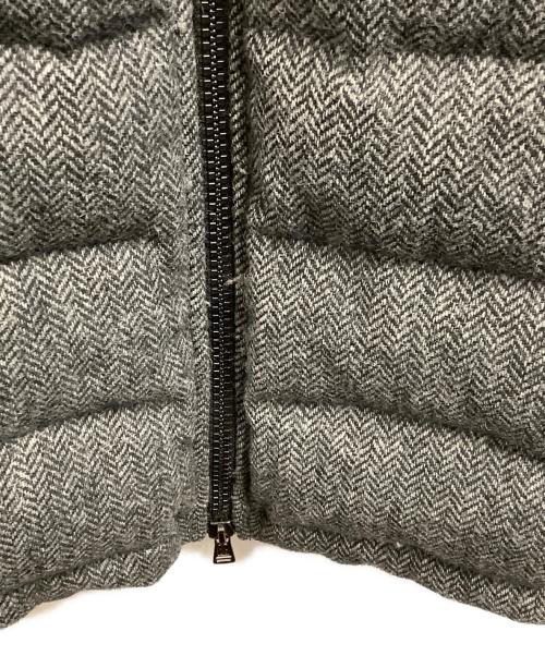 MONCLER（モンクレール）MONCLER (モンクレール) ダウンジャケット ブラック×グレー サイズ:SIZE 5の古着・服飾アイテム